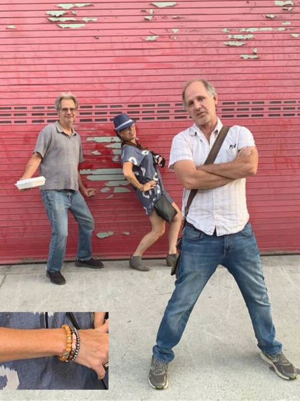 red wall 3 people mock album cover